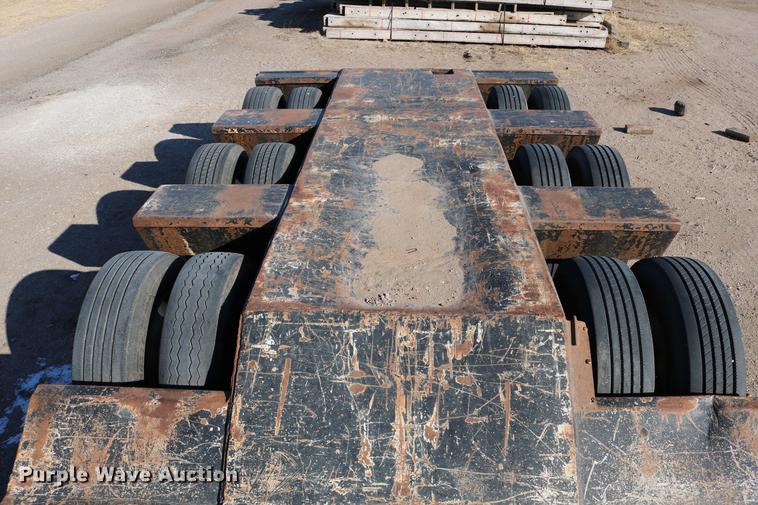 image for item DB6580 1993 Trail King TK100HDG-493 lowboy equipment trailer