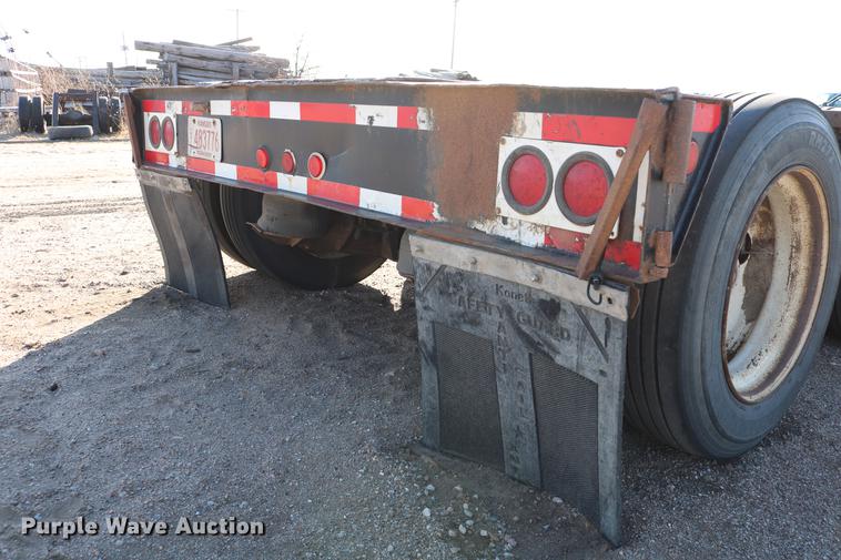 image for item DB6580 1993 Trail King TK100HDG-493 lowboy equipment trailer
