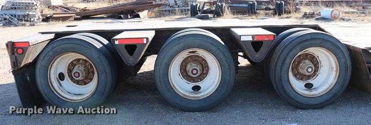 image for item DB6580 1993 Trail King TK100HDG-493 lowboy equipment trailer