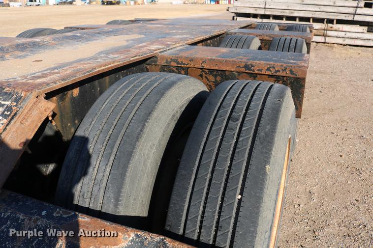 image for item DB6580 1993 Trail King TK100HDG-493 lowboy equipment trailer