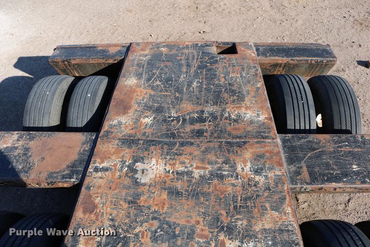 image for item DB6580 1993 Trail King TK100HDG-493 lowboy equipment trailer