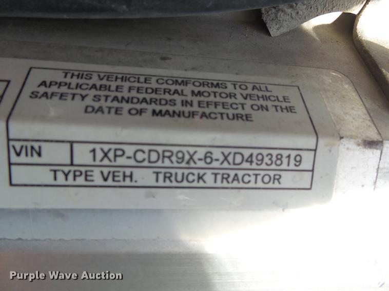 image for item DB7350 1999 Peterbilt 377 semi truck