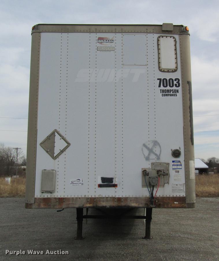 image for item DB9771 2000 Wabash dry van trailer