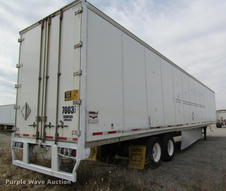 image for item DB9771 2000 Wabash dry van trailer