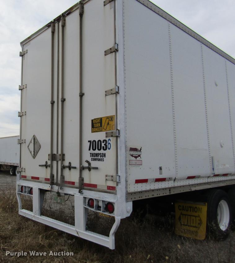 image for item DB9771 2000 Wabash dry van trailer