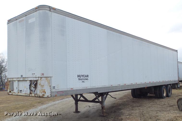 image for item DC7407 1989 Fruehauf FB91.5T2-48LP dry van trailer