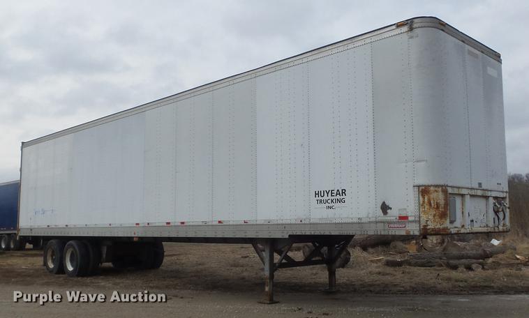 image for item DC7407 1989 Fruehauf FB91.5T2-48LP dry van trailer