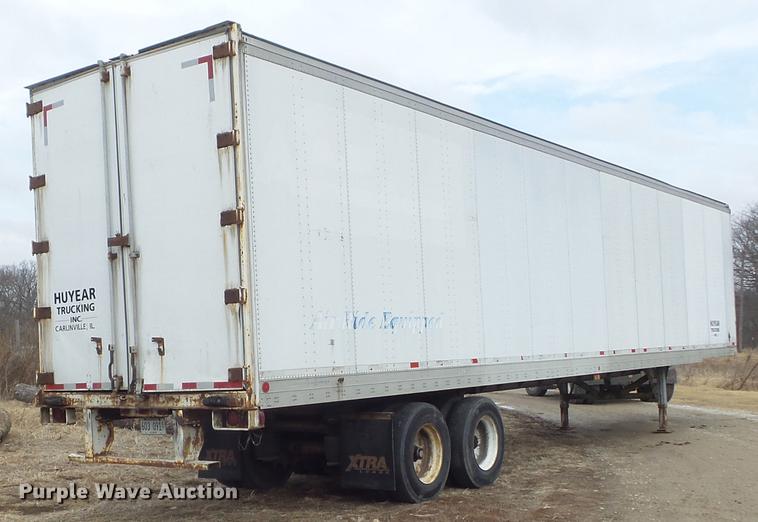 image for item DC7407 1989 Fruehauf FB91.5T2-48LP dry van trailer
