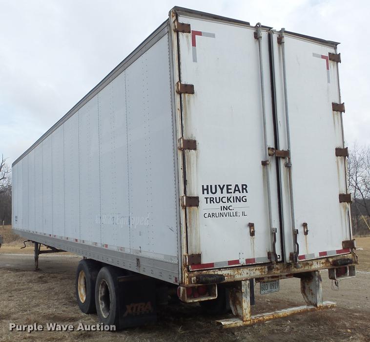 image for item DC7407 1989 Fruehauf FB91.5T2-48LP dry van trailer