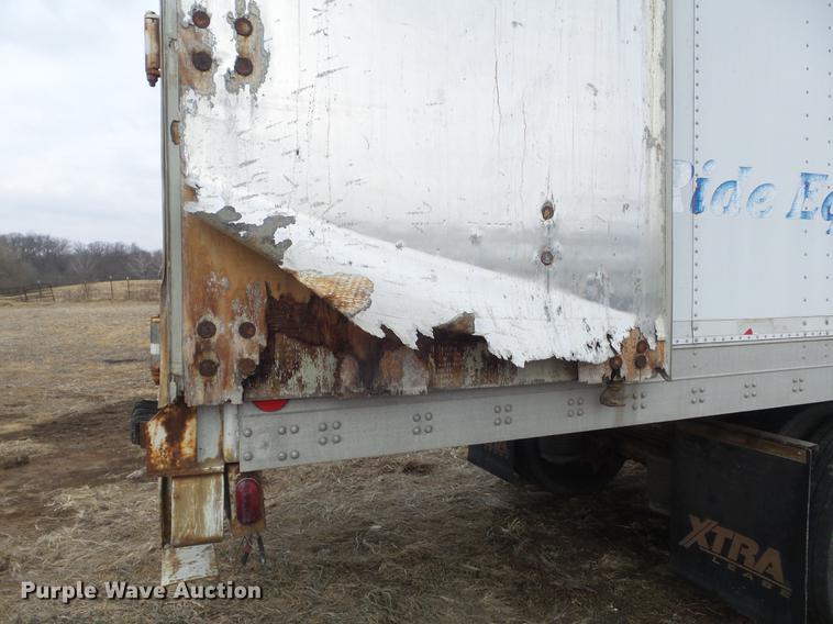 image for item DC7407 1989 Fruehauf FB91.5T2-48LP dry van trailer