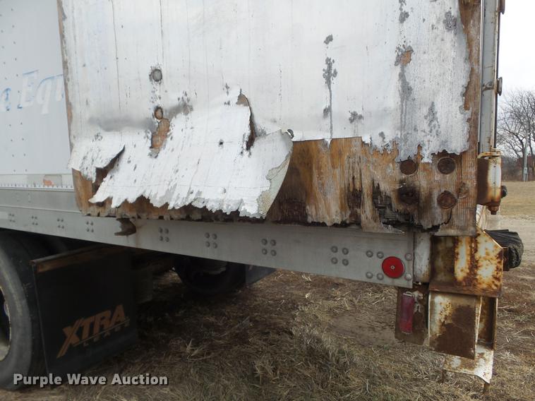 image for item DC7407 1989 Fruehauf FB91.5T2-48LP dry van trailer