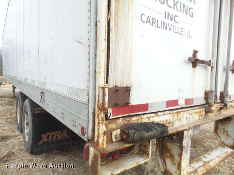 image for item DC7407 1989 Fruehauf FB91.5T2-48LP dry van trailer