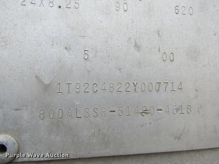 image for item DC8254 2000 Corn Husker 800ALSSR double hopper bottom grain trailer