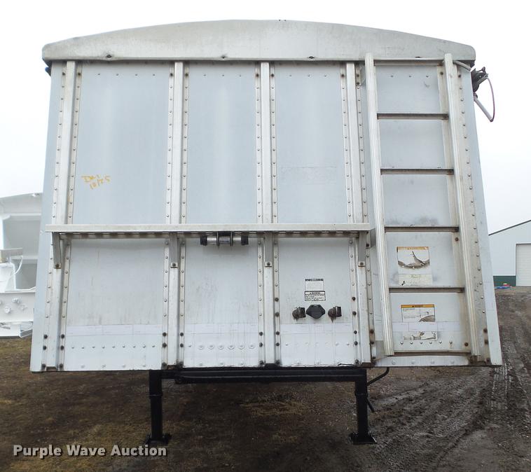 image for item DZ9270 1999 Merritt double hopper bottom grain trailer