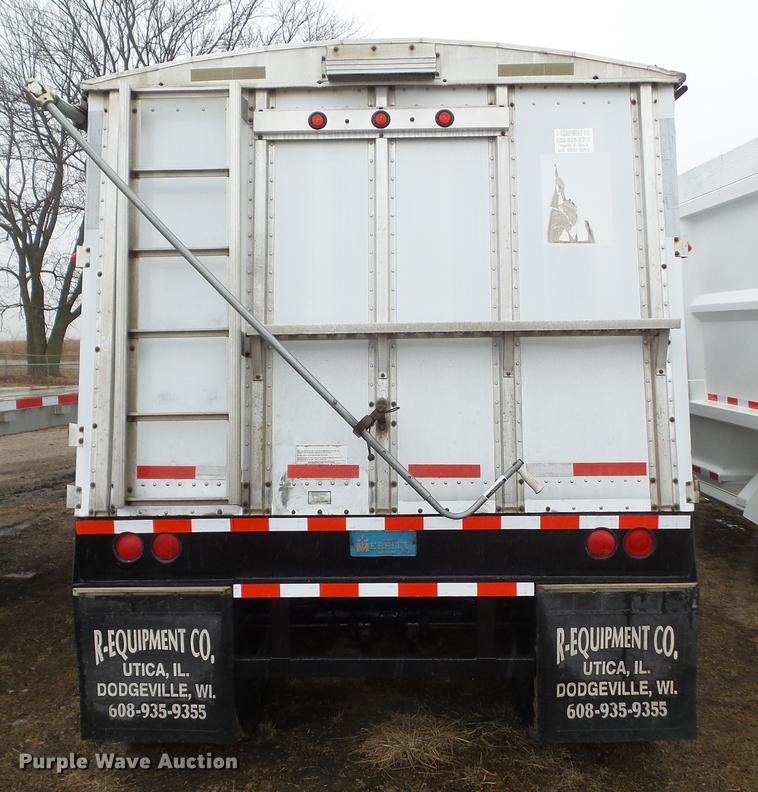 image for item DZ9270 1999 Merritt double hopper bottom grain trailer