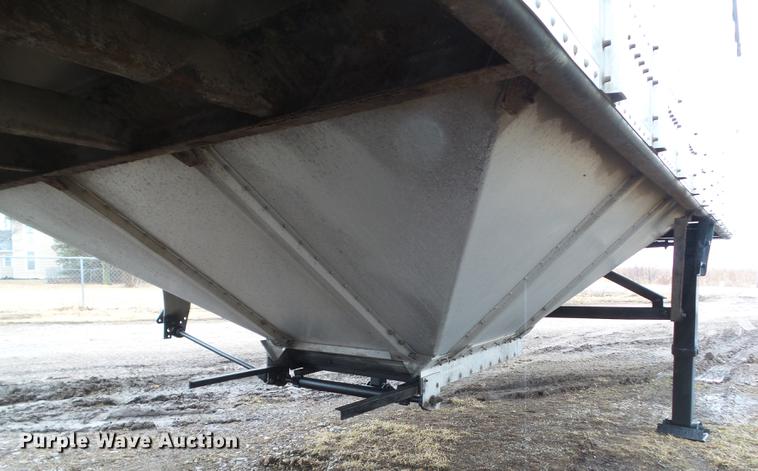 image for item DZ9270 1999 Merritt double hopper bottom grain trailer