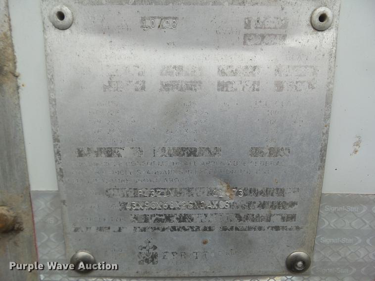 image for item DZ9270 1999 Merritt double hopper bottom grain trailer