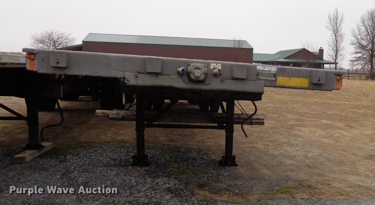 image for item EC9497 1994 Utility flatbed trailer
