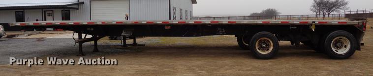 image for item EC9497 1994 Utility flatbed trailer