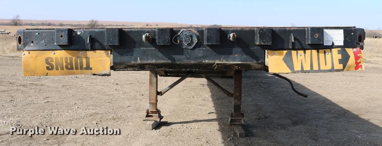 image for item EH9707 1984 Dorsey DGTL-84 flatbed trailer