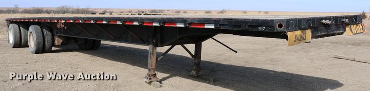 image for item EH9707 1984 Dorsey DGTL-84 flatbed trailer