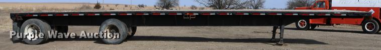 image for item EH9707 1984 Dorsey DGTL-84 flatbed trailer