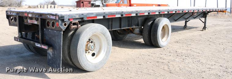 image for item EH9707 1984 Dorsey DGTL-84 flatbed trailer