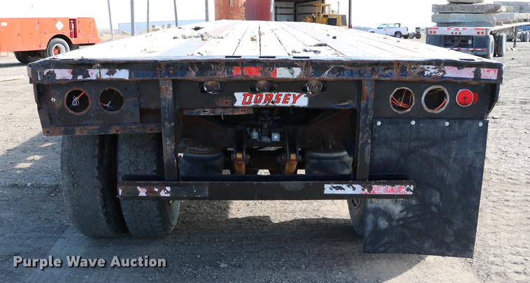 image for item EH9707 1984 Dorsey DGTL-84 flatbed trailer