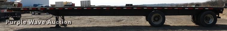 image for item EH9707 1984 Dorsey DGTL-84 flatbed trailer