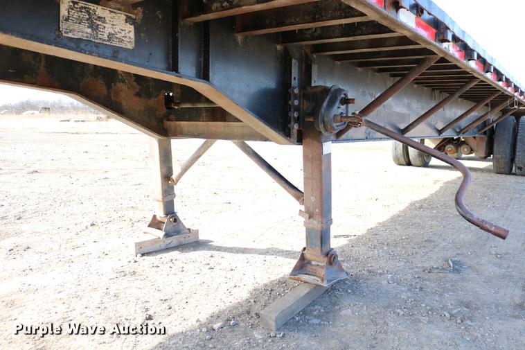 image for item EH9707 1984 Dorsey DGTL-84 flatbed trailer
