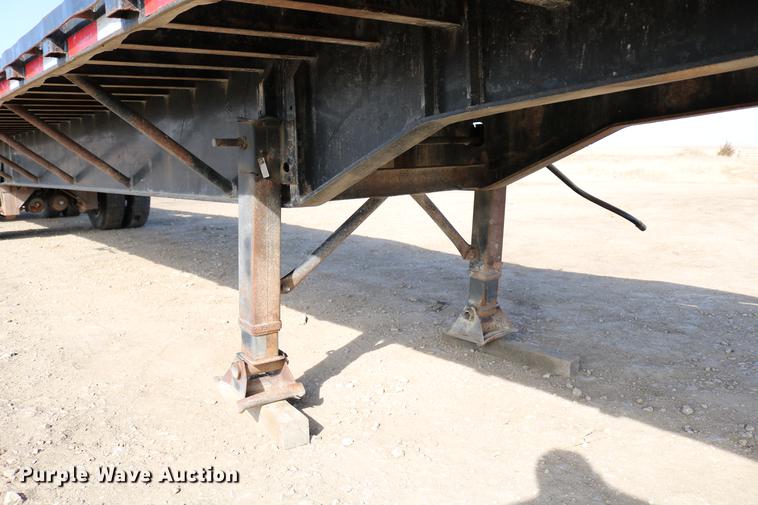 image for item EH9707 1984 Dorsey DGTL-84 flatbed trailer