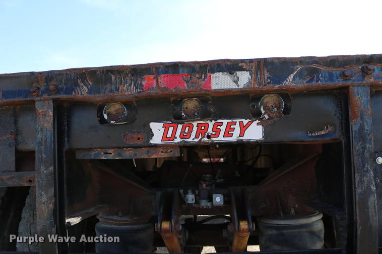 image for item EH9707 1984 Dorsey DGTL-84 flatbed trailer