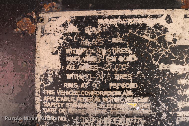 image for item EH9707 1984 Dorsey DGTL-84 flatbed trailer