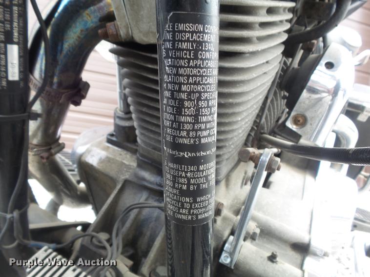 image for item CC9658 1984 Harley Davidson FLT Classic motorcycle