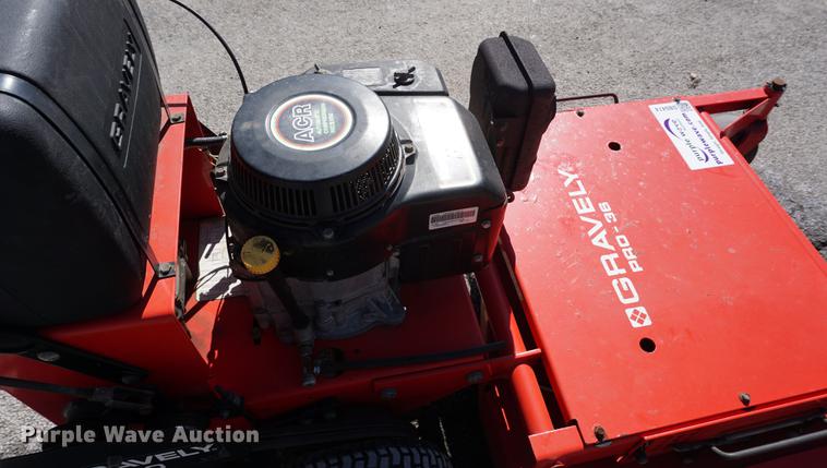 image for item DB0474 Gravely Pro 36 lawn mower