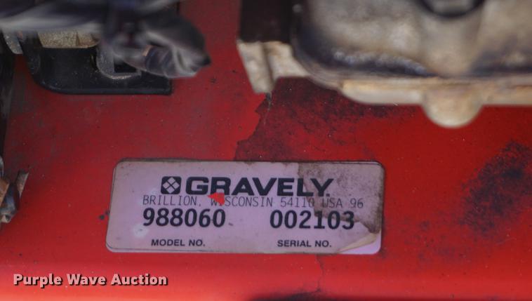 image for item DB0474 Gravely Pro 36 lawn mower