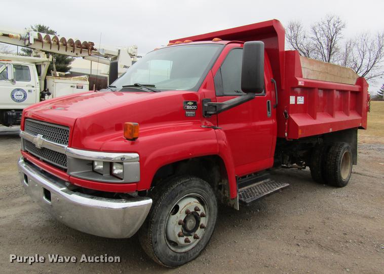 image for item DB5923 2006 Chevrolet C5500 dump truck