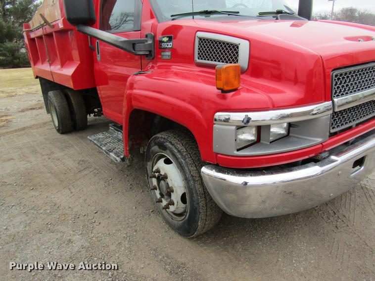 image for item DB5923 2006 Chevrolet C5500 dump truck