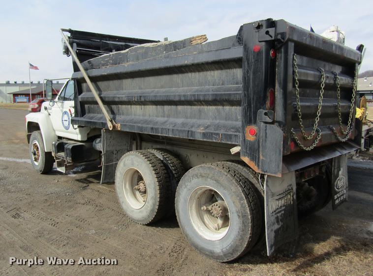 image for item DB5925 1991 Ford F900 dump truck