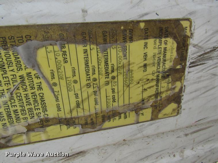 image for item DB5925 1991 Ford F900 dump truck