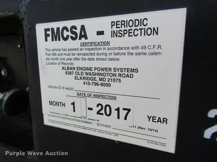 image for item DB5928 2010 Hyundai CGN403-516 trailer chassis