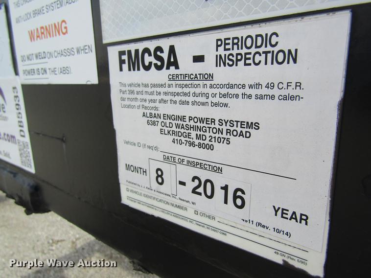 image for item DB5933 2008 Hyundai CGN403-519 trailer chassis