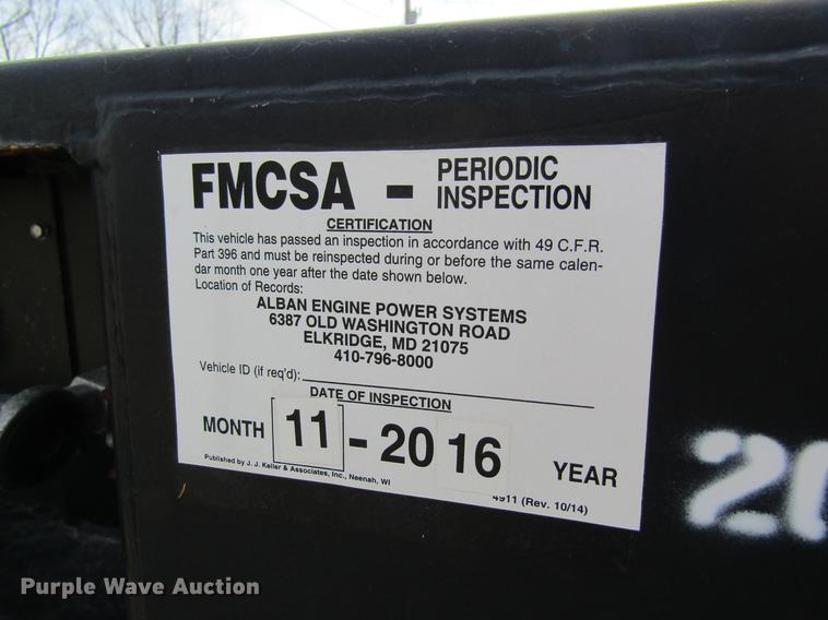 image for item DB5935 2010 Hyundai CGN403-516 trailer chassis