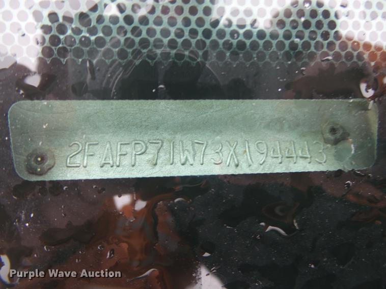 image for item DB7256 2003 Ford Crown Victoria Police Interceptor