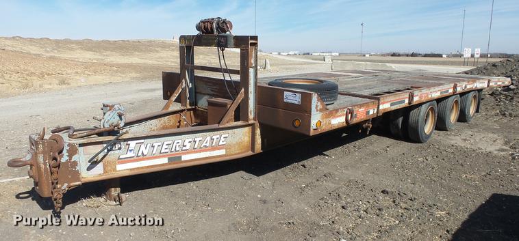 image for item DC0612 1996 Interstate tilt deck equipment trailer