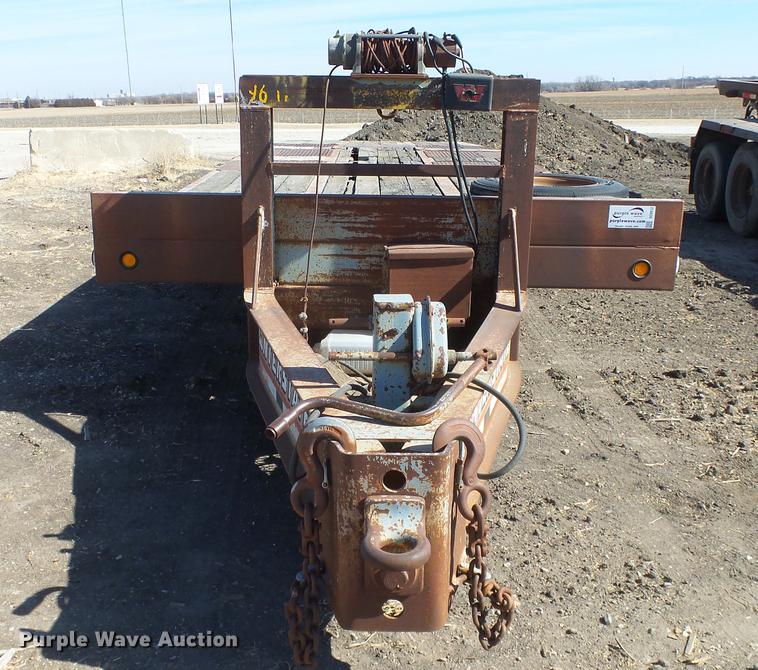 image for item DC0612 1996 Interstate tilt deck equipment trailer