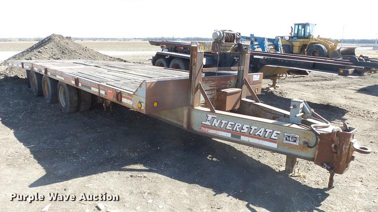 image for item DC0612 1996 Interstate tilt deck equipment trailer