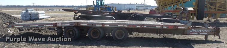 image for item DC0612 1996 Interstate tilt deck equipment trailer