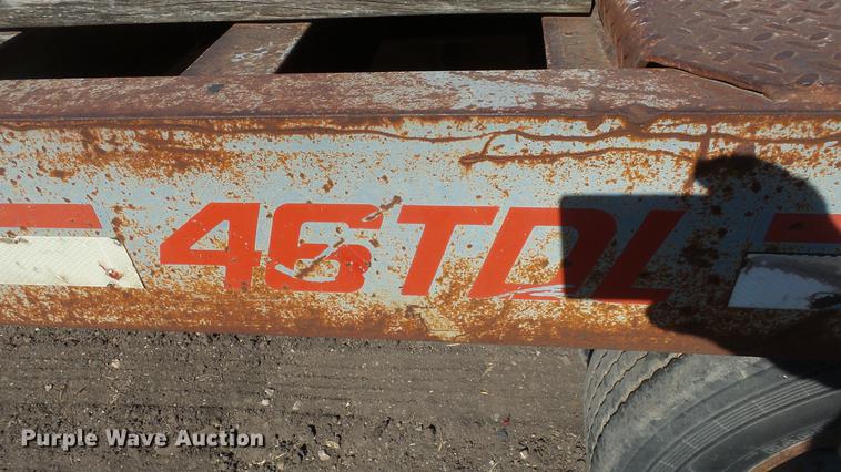 image for item DC0612 1996 Interstate tilt deck equipment trailer