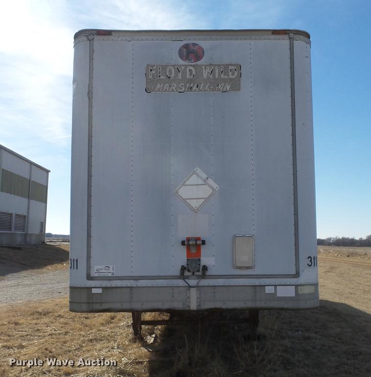 image for item DC0614 1987 Great Dane 7311TJW-48 dry van trailer